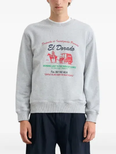 Dean Edmonds Edmmomd Plain Sweater In Gray