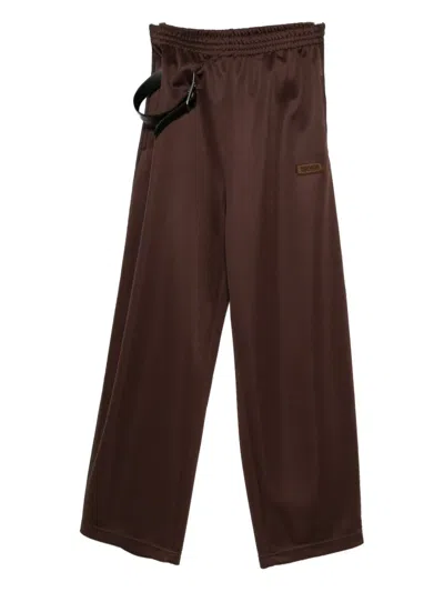 Magliano Belted Pants In Brown