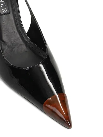Werner Pointed-toe Heel Pumps In Black