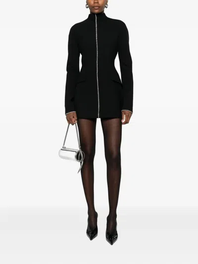 Sportmax Zip-up Dress In Black