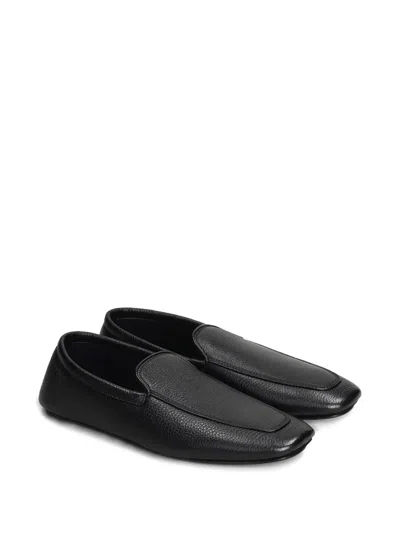 Henderson Baracco Textured Loafers In Black