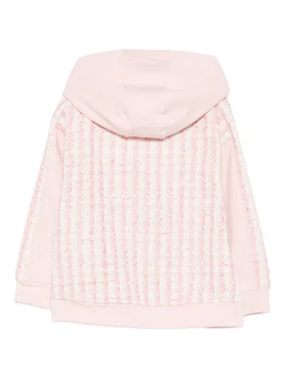 粗花呢拼接夹克