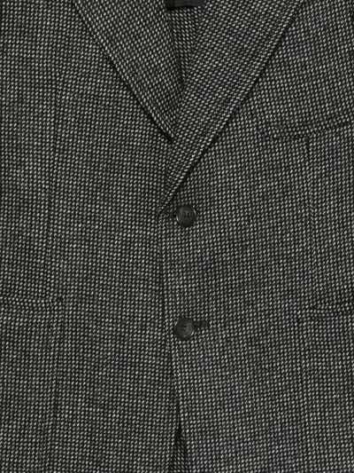 Pre-owned Gucci 2000s Two-button Wool Jacket In Black