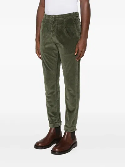 Jacob Cohen Tailored Denim Trousers Five Pockets In Green