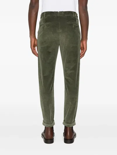 Jacob Cohen Tailored Denim Trousers Five Pockets In Green
