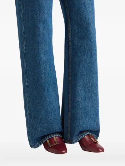 Bally 40mm Boucle Buckle Pumps In Burgundy