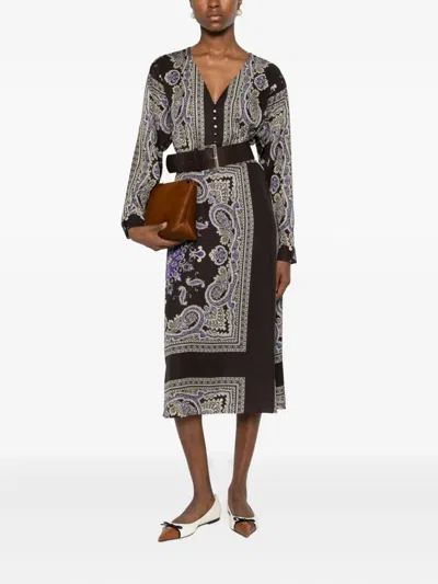 Liu •jo Dress Liu Jo Woman Color Multicolor In Brown