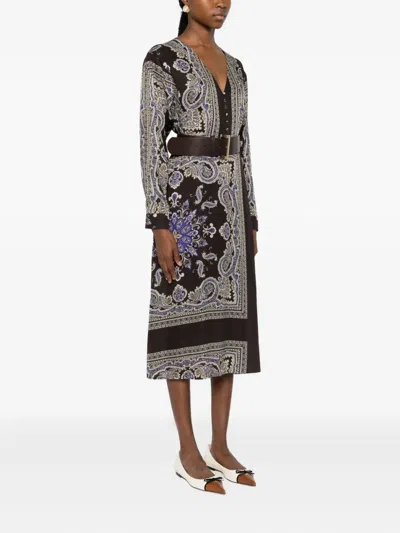 Liu •jo Dress Liu Jo Woman Color Multicolor In Brown