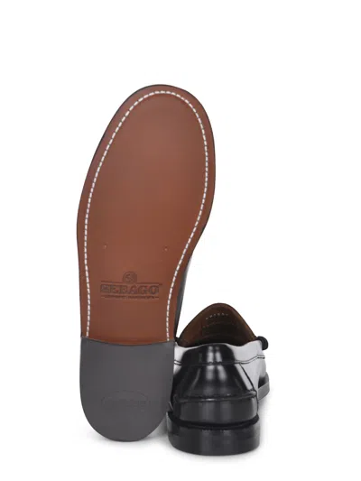 Sebago Classic Dan Moccasins In Leather In Black