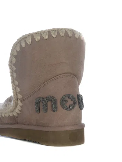 Mou "eskimo18 Glitter" Boots In Brown