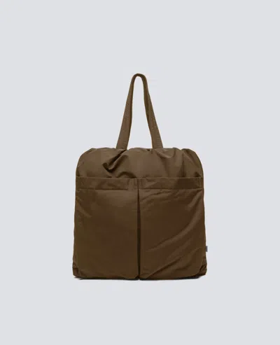 Aspesi Borsa Shopper In Tela Di Misto Cotone - Militare In Green
