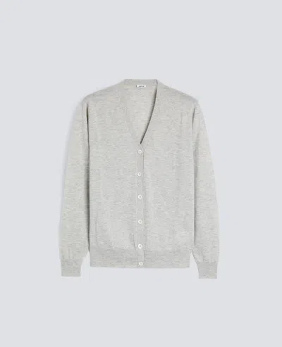 Aspesi Cardigan In Lana E Cashmere - Melange In Multi