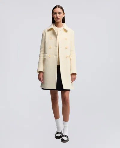 Aspesi Cappotto Doppiopetto In Lana Cotta - Naturale In Neutral