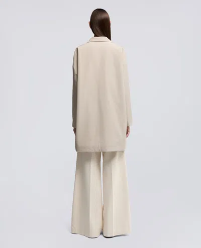 Aspesi Cappotto Cedrata In Tela Di Misto Cotone - Sabbia In Sand