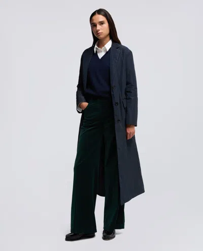 Aspesi Cappotto Vermut In Tessuto Tecnico - Blu Nero In Blue