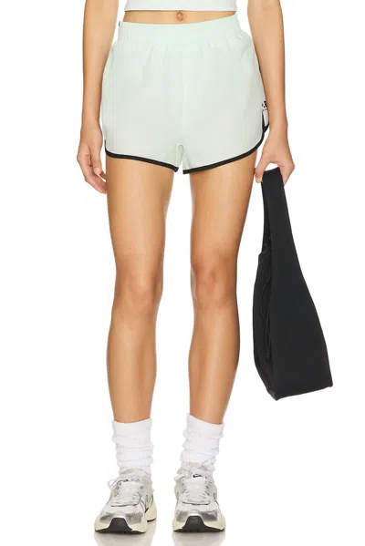 P.e Nation Preset Short In Hint Of Mint & Optic White In Multi