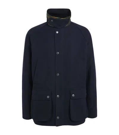 Barbour Wool Bedale Jacket In Black
