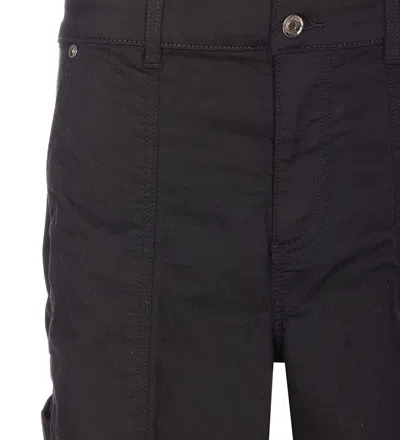 Liu •jo Cargo Style Jeans Featuring Multiple Pockets In Black