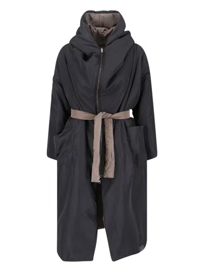 Kimonorain Reversible Waterproof Coat In Brown