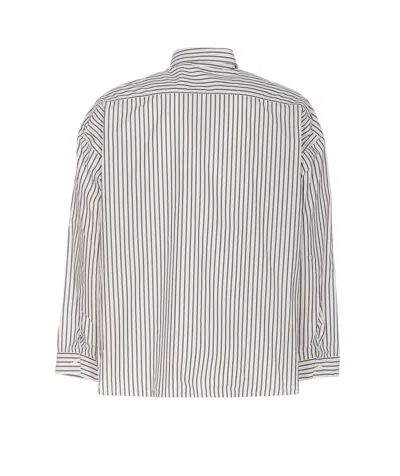 Sunflower Striped Long Sleeve Button-down Shirt In Gray