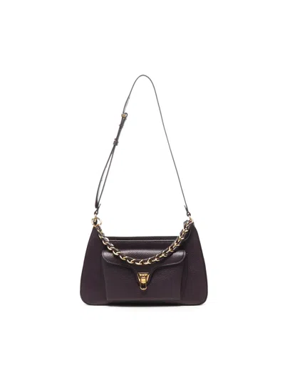 Coccinelle Beat Chain-handle Shoulder Bag In Purple
