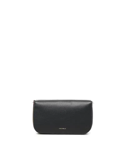 Coccinelle C-me Medium Shoulder Bag In Black