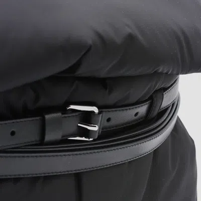 Moschino Black Leather Top Handle Bag In Black