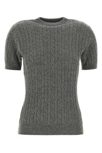 Gimaguas Grey Wool Blend Rina Sweater In Gray