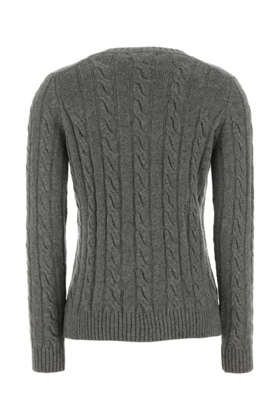 Gimaguas Grey Wool Blend Barid Sweater In Black