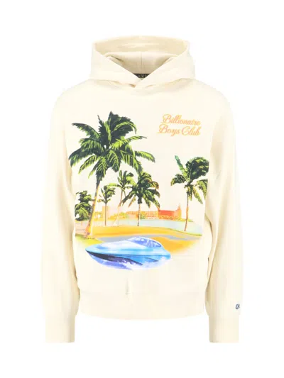 Billionaire Resort Hoodie In Neutral