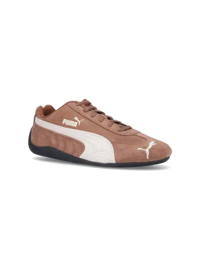 Puma Speedcat Og Brown/ivory Sneakers In Brown