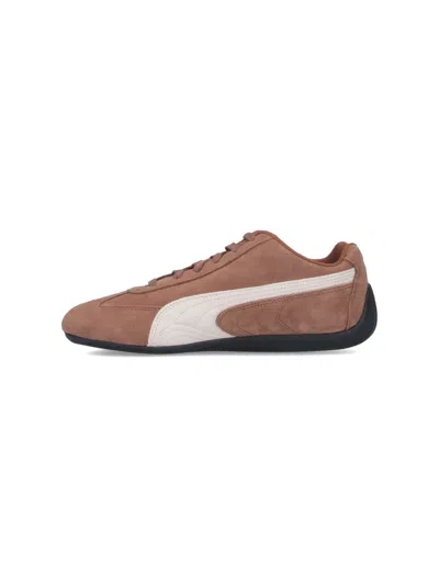 Puma Speedcat Og Brown/ivory Sneakers In Brown