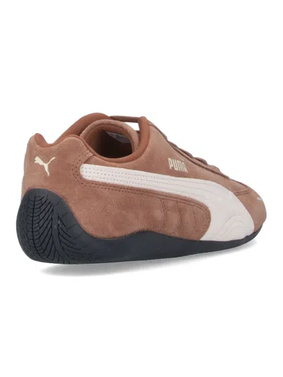 Puma Speedcat Og Brown/ivory Sneakers In Brown