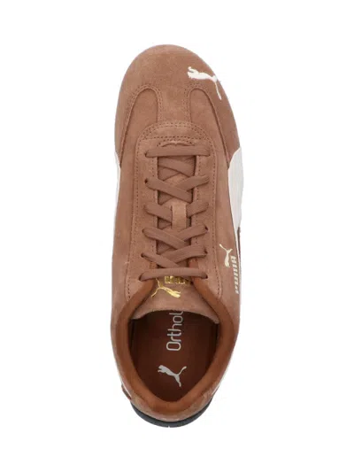 Puma Speedcat Og Brown/ivory Sneakers In Brown