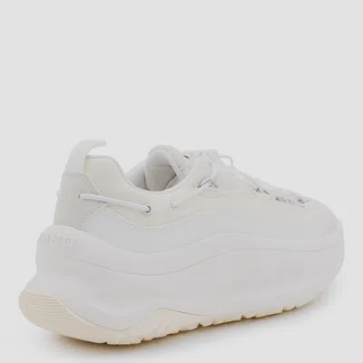 Moon Boot Chunky Platform Sneakers Featuring Logo Inserts In White