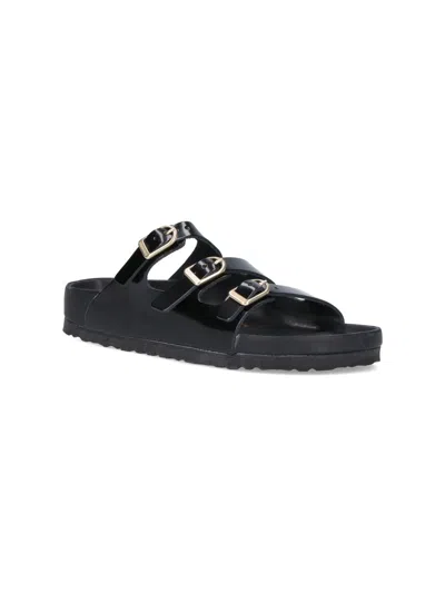 Birkenstock Sandals Florida In Black