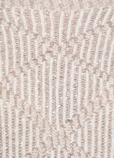 D Exterior Beige Alpaca And Wool Sweater In Neutral