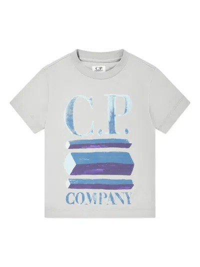 C.p. Company Short-sleeve Graphic-print T-shirt In Gray
