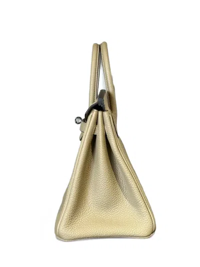 Pre-owned Hermes 2025 Birkin 25 Handbag In Gold