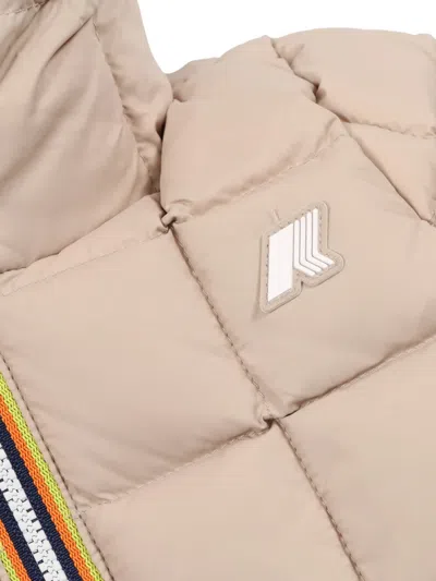 K-way Jack Hooded Padded Jacket In Blue