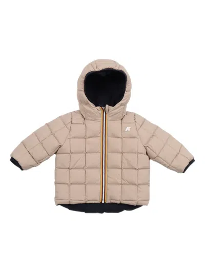K-way Jack Hooded Padded Jacket In Blue