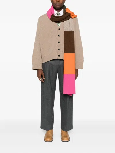 Lc23 Wool Blend Cardigan In Brown