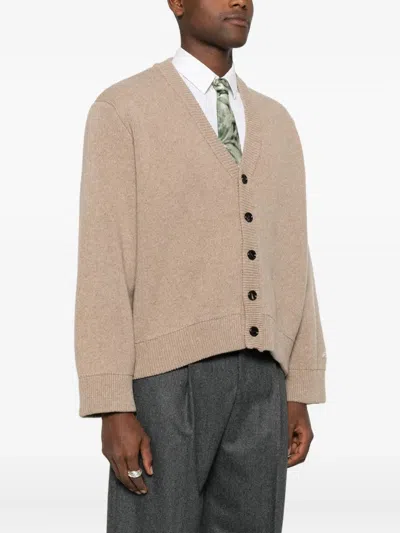 Lc23 Wool Blend Cardigan In Brown