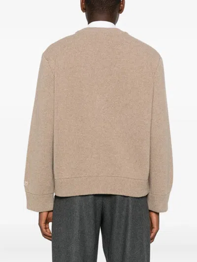 Lc23 Wool Blend Cardigan In Brown