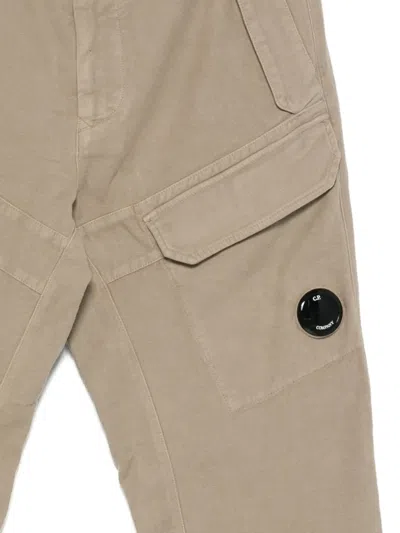 C.p. Company C.p.company Cargo-pocket Cotton Pants In Neutral
