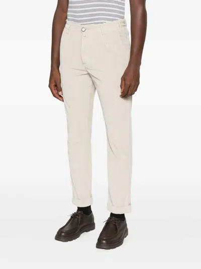 Jacob Cohen Corduroy Trousers In Neutral