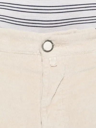 Jacob Cohen Corduroy Trousers In Neutral