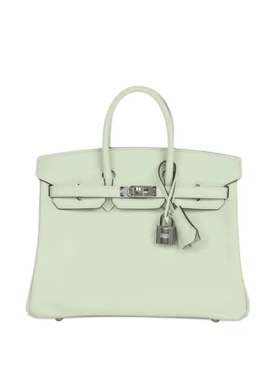 Pre-owned Hermes 2024 Birkin 25 Handbag In Green