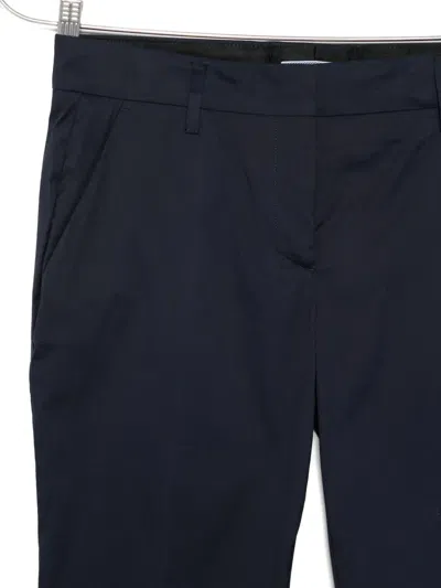 Prada Cuffed Pants In Blue