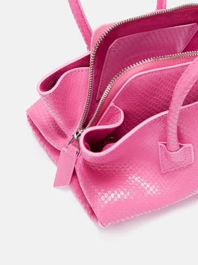 Attico ''la Passeggiata Mini'' Fuchsia Top Handle In Pink